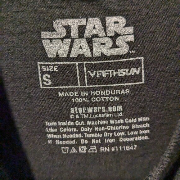 Star Wars T-Shirt - Periodic Table of Villains - Size Small - Picture 4 of 6